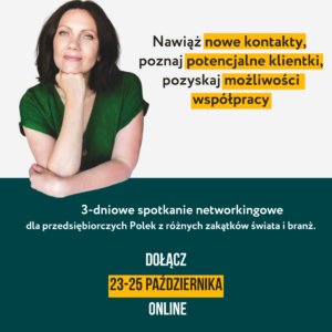 Gosia Smets spotkanie networkingowe