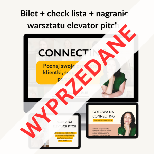 Connecting + checklista + elevator pitch