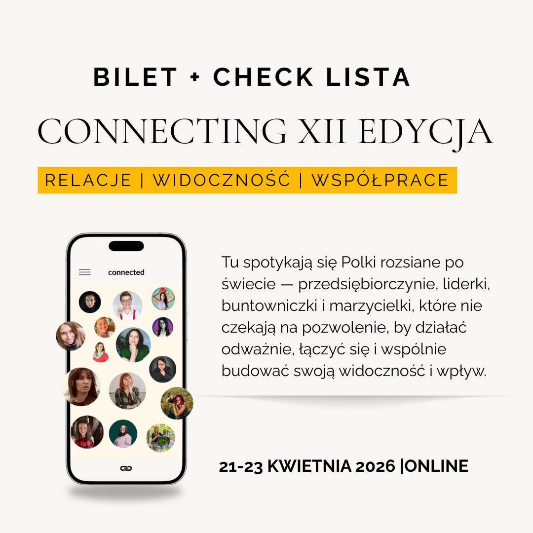 CONNECTING 21-23 kwietnia 2026 bilet + check lista Gotowa na Connecting